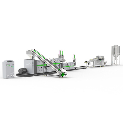 PP Sprzęt do recyklingu odpadów z tworzyw sztucznych Maszyna do produkcji granulatu z tworzywa sztucznego 400 - 450 kg / h Wydajność