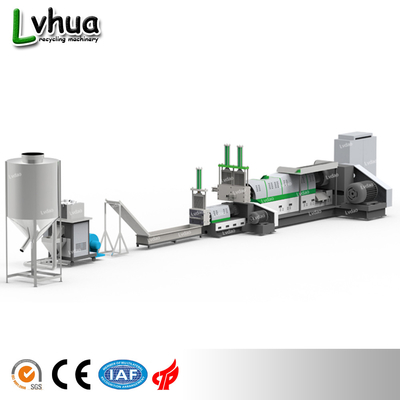 Linia do recyklingu i granulowania odpadów nylonowej tkaniny jedwabnej o mocy 45kw